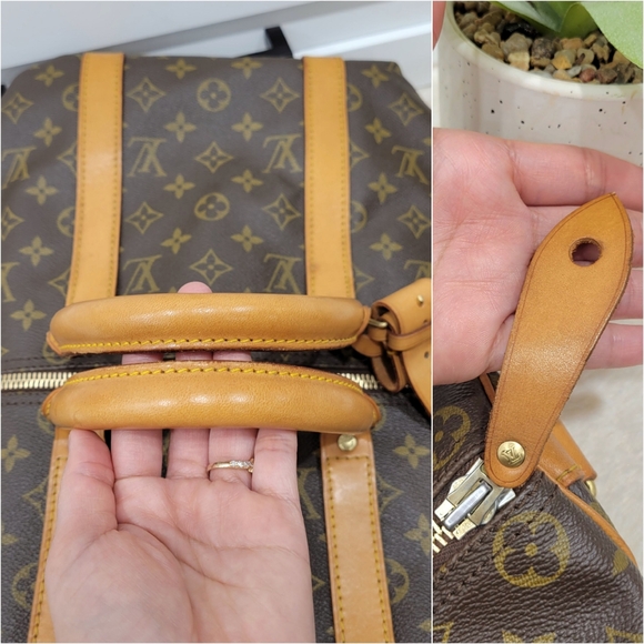 🩷LOUIS VUITTON Keepall 50 Bandouliere w/ Strap Travel Bag - Picture 7 of 16